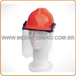 Capacete de Segurança com Protetor Facial Acoplado