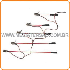 Conjunto de aterramento Rápido e Temporário para Linhas de Distribuição Secundária (B.T.) MT442