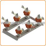 Base Tripolar para Fusível Limitador de Corrente tipo HH, Uso ao Tempo 15Kv 400A