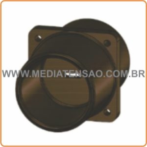 Bucha de Passagem Uso Interno em Epóxi – Flange Quadrada