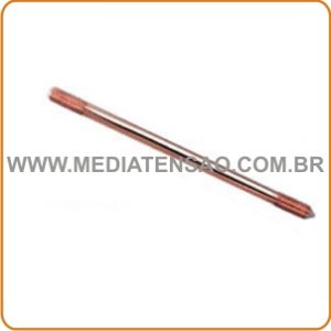 Haste de Aterramento tipo copperweld Baixa Camada – Prolongável