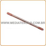 Haste de Aterramento tipo copperweld Baixa Camada – Prolongável – ø 5/8″ x 2,40m