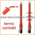 Terminação TE (Raychem/Tyco) Termocontrátil – Uso Interno – para cabo de 25 a 70mm² em 15/25Kv – HVT 252 I