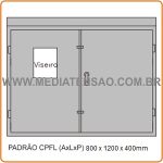 Caixa de medição CPFL 800 x 1200 x 400 – Desenho 31