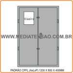 Caixa de medição CPFL 1200 x 800 x 400 – Desenho 32