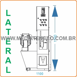 Disjuntor Schneider SF6 / SF1 36kV – On Board com Rele e Transformadores de Corrente