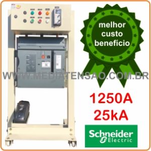 Disjuntor Schneider Easypact / Evolis Vacuo 17,5kV 1250A 25kA – On Board com Rele e Trafos de Corrente.