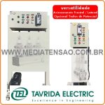 4-Disjuntor Tavrida a vácuo 17,5 kV 800 a 20 kA High Tech – TVD – com  módulo micro processado cm-16 110/220v, On Board com trafos de corrente e relé de proteção