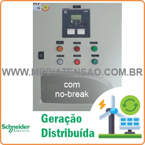 Painel de Proteção com Relé Easergy P3 Schneider e Nobreak