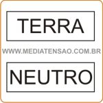 Placa Terra e Placa Neutro para Interligação TN, ou barra de equipotencialização