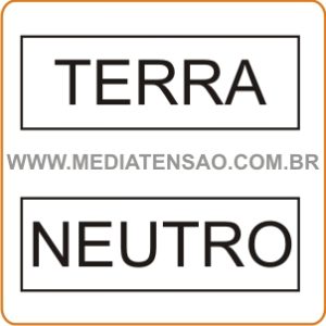 Placa Terra e Placa Neutro para Interligação TN, ou barra de equipotencialização