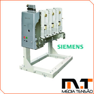 Disjuntor SIEMENS Tripolar a Vácuo 25Kv – Sion – 500MVA – 1250A comando motorizado, OFF-BOARD