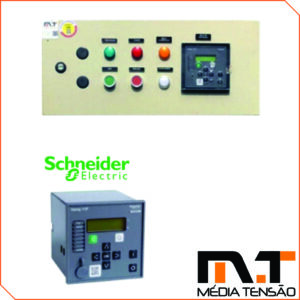 Painel com Relé Schneider Easergy P1